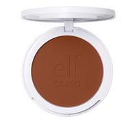 e.l.f. Camo Powder Foundation, Lightweight, Primer-Infused Buildable & Long-Lasting Medium-to-Full Coverage Foundation, Deep 530 W