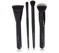 e.l.f. Complexion Perfection Brush Kit 4 Piece Set, Synthetic