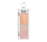 e.l.f. Bite Size Face Duo, Creamy & Blendable Mini Compact Blush & Highlighter Duo, Enhances Your Natural Glow, Cantaloupe