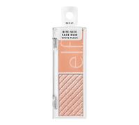 e.l.f. Cosmetics Bite-Size Face Duo, Highlighter, Bronzer & Blush Palette, Highly Pigmented, White Peach, 0.049 Oz (1.4g), 0.049 ounces