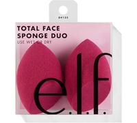 e.l.f. Cosmetics Total Face Sponge Duo 2 Count Fuchsia Pink