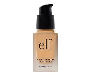 e.l.f. Flawless Finish Foundation, Lightweight & Medium Coverage, Semi-Matte Finish, Buff, 0.68 Fl Oz (20mL)