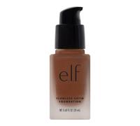 e.l.f. Flawless Satin Foundation Lightweight & Medium Coverage Semi-Matte Finish Vegan & Cruelty-Free Mocha 0.68 Fl Oz (20mL)