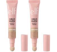 e.l.f. Halo Glow Highlight Beauty Wand, Liquid Highlighter Wand For Luminous, Glowing Skin, Buildable Formula, Vegan & Cruelty-free, Champagne Campaign (Pack of 2)