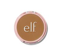 e.l.f. Halo Glow Powder Filter, Pressed Finishing Powder, Buildable Coverage, Crease-Resistant, Blurs the Appearance of Pores, With Velour Puff and Mirror, Vegan & Cruelty-Free, Deep Neutral
