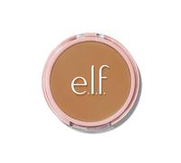 e.l.f. Halo Glow Powder Filter, Pressed Finishing Powder, Buildable Coverage, Crease-Resistant, Blurs the Appearance of Pores, With Velour Puff and Mirror, Vegan & Cruelty-Free, Tan Neutral Warm