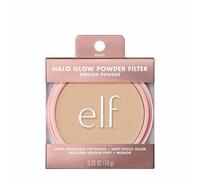 e.l.f. Halo Glow Powder Filter, Pressed Finishing Powder, Buildable Coverage, Crease-Resistant, Blurs the Appearance of Pores, With Velour Puff and Mirror, Vegan & Cruelty-Free, Light Neutral
