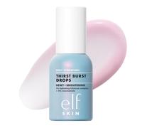 e.l.f. Holy Hydration! Thirst Burst Gel Serum Drops with Hyaluronic Acid & 5% Niacinamide for dewy, plump skin.