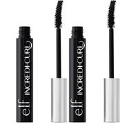 e.l.f. Incredi-Curl Mascara, Volumising Mascara For A Bold, Lasting, Lifted Curl, Smudge-Resistant Formula, Vegan & Cruelty-Free, Pitch Black (Pack of 2)