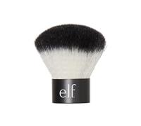 e.l.f. Kabuki Face Brush, Synthetic Haired, Versatile, Compact, Applies Bronzer, Powder, or Highlighter, Soft, Absorbent, Wet or Dry Product, Compact, Travel-Size, 0.64 Oz