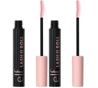 e.l.f. Lash 'N Roll Mascara, Curling Mascara For Visibly Lifted Lashes, Lifts & Separates Lashes. Long-Lasting Formula, Vegan & Cruelty-Free, Pitch Black (Pack of 2)