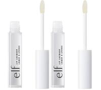e.l.f. Lip Lacquer, Nourishing, Non-Sticky Ultra-Shine Lip Gloss With Sheer Color, Infused With Vitamins A & E, Vegan & Cruelty-Free, Clear (Pack of 2)