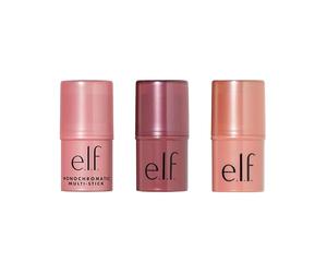 e.l.f. Monochromatic Multi-Stick Trio, Set of 3, Includes Dazzling Peony, Sparkling Rose & Glistening Peach