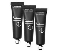 e.l.f. Power Grip Matte Primer, Matte Finish, Long-Lasting, Suitable for All Skin Types, Infused with Lemon Myrtle Blend, Vegan & Cruelty-Free (Pack of 3)