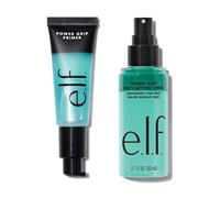 e.l.f. Power Grip Primer & Power Grip Setting Spray Duo, Hydrating Face Primer & Ultra Fine Mist, Creates A Dewy Finish, Vegan & Cruelty-Free