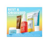 e.l.f. SKIN Best & Obsessed Skincare Kit, Travel-Size Makeup Remover, Sunscreen & Brightening Serums For Glowy Skin, Vegan & Cruelty-Free