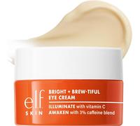 e.l.f. SKIN Bright + Brew-tiful Eye Cream, Helps Brighten Appearance of Underey