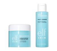 e.l.f. SKIN Holy Hydration! Double Cleanse Duo, Makeup Melting Cleansing Balm & Daily Cleanser, Made With Hyaluronic Acid, Vegan & Cruelty-Free
