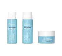 e.l.f. SKIN Holy Hydration! The Essentials Mini Kit, Cleanser, Toner & Moisturiser For Hydrated & Balanced Skin.