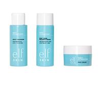 e.l.f. SKIN Holy Hydration! The Essentials Mini Kit, Cleanser, Toner & Moisturiser For Hydrated & Balanced Skin.