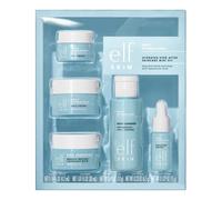 e.l.f. SKIN Hydrated Ever After Skincare Mini Kit, Cleanser, Makeup Remover, Moisturiser & Eye Cream For Hydrating Skin, Airplane-Friendly Sizes
