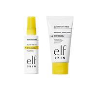 e.l.f. SKIN Suntouchable Fun in the Sun Duo | Suntouchable Invisible SPF 30 Sunscreen & All Set for Sun SPF 30 Setting Spray, Clear Sunscreens for Face, Hydrating & Moisturising | 1.7 Oz, 2 Oz