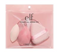 e.l.f. Sponge On, Sponge Off Kit, Four-Piece Makeup Sponge Set For Flawlessly Applying, Blending & Removing Face Makeup, Vegan & Cruelty-Free