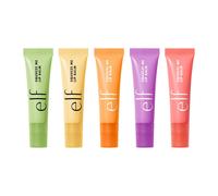 e.l.f. Squeeze Me Lip Balm Set, Includes Strawberry, Vanilla Frosting, Peach, Grape & Honeydew, Moisturizing Lip Balm, Vegan & Cruelty-Free