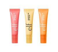 e.l.f. Squeeze Me Lip Balm Trio, Includes Strawberry, Vanilla Frosting & Peach, Moisturizing Lip Balm For A Sheer Tint Of Color, Vegan & Cruelty-Free