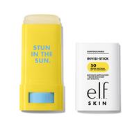 e.l.f. Suntouchable Invisi-Stick SPF 50, Sunscreen Stick for Face, Water Resistant, No White Cast, Non-Greasy Feel, Infused with Bisabolol & Sunflower
