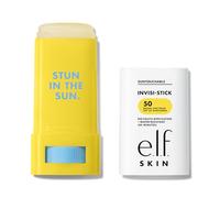 e.l.f. Suntouchable Invisi-Stick SPF 50, Sunscreen Stick for Face, Water Resistant, No White Cast, Non-Greasy Feel, Infused with Bisabolol & Sunflower Seed Oil, Vegan & Cruelty-Free