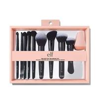 e.l.f. Ten Out Of Ten Brush Set, 10 Piece Brush Kit, Brushes For Face Makeup, Eyes, Brows & More, Made With Synthetic Bristles, Vegan & Cruelty-Free