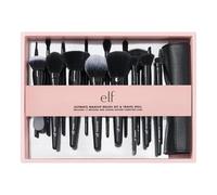e.l.f. Ultimate Makeup Brush Set & Travel Roll, 17-Piece Brush Kit, Brushes For Eyeshadow, Foundation, Powder, Concealer & more, Vegan & Cruelty-free