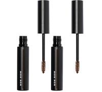 e.l.f. Wow Brow Gel, Volumizing, Buildable, Wax-Gel Hybrid, Creates Full, Voluminous-Looking Brows, Locks Brow Hairs In Place, Brunette, Fiber-Infused 3.5g (Pack of 2)