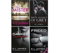 E L James Collection 4 Books Set (The Mister, Fifty Shades of Grey, Darker, Freed)