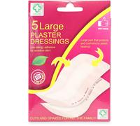American & Efird A&E Plaster Dressings – Large, Adhesive & Sterile – 5 pack