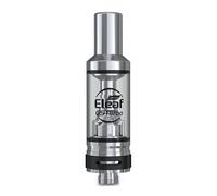 E LEAF GS Turbo Vape Tank [Silver] - COMPATIBLE COILS: GS Air Series Coils - RDTL and MTL Vaping, Bottom Fill, 510 Threaded Connection, Adjustable Airflow - Nicotine Free
