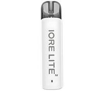 E LEAF IORE Lite 2 Kit [White] - E-cigarette Starter Vape Kit, 490mAh Battery - COMPATIBLE PODS: IORE Lite 2 Pods - 12W, MTL Vaping Style, Side Fill, Inhale Activated - Nicotine Free