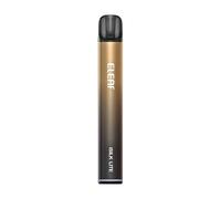 E Leaf iSilk Lite Kit [Black Gold Gradient] - E-cigarette Vape Kit, 500mAh Battery - COMPATIBLE PODS: iSilk Pods - 10W, MTL Vaping, Side-Fill, Inhale Activated - Nicotine Free