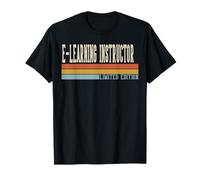 E-Learning Instructor Week Retro Vintage Back to School Day T-Shirt