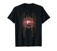 E Letter Monogram Vintage Art Glamour Alphabet Initial Retro Value Graphic T-Shirt