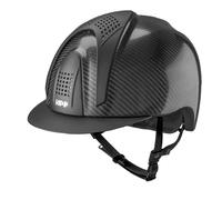 E-LIGHT CARBON HELMET GLOSSY BLACK WITH MATT BLACK VISOR AND 3 MATT BLACK BOLTS