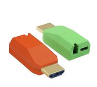 E-link Mini 4K HDMI Extender - HDMI Converter, Mini 4K/60Hz HDMI2.0 Over Single-Core Multimode Extender Up to 300m,OM4 Multi-Mode