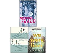 E. Lockhart Collection 3 Books Set (Genuine Fraud, Again Again, We Were Liars)