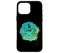 E = MC 2 Squared Funny Coffee Science Physics Math Lover Case for iPhone 16 Pro Max