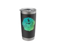 E = MC 2 Squared Funny Coffee Science Physics Math Lover Stainless Steel Insulated Tumbler