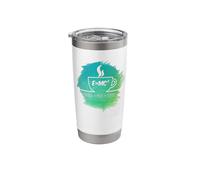 E = MC 2 Squared Funny Coffee Science Physics Math Lover Stainless Steel Insulated Tumbler