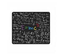 E=mc Science Desk Mat - Math & Physics Formula Gaming/Worksurface Pad 14.4" × 12.1"
