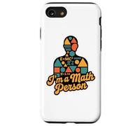 E=MC2 3.14 I'm a Math Person Silhouette Science Nerdy G ase for iPhone SE (2020) / 7/8