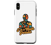 E=MC2 3.14 I'm a Math Person Silhouette Science Nerdy G ase for iPhone XS Max